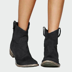 Retro Ankle Cowboy Boots