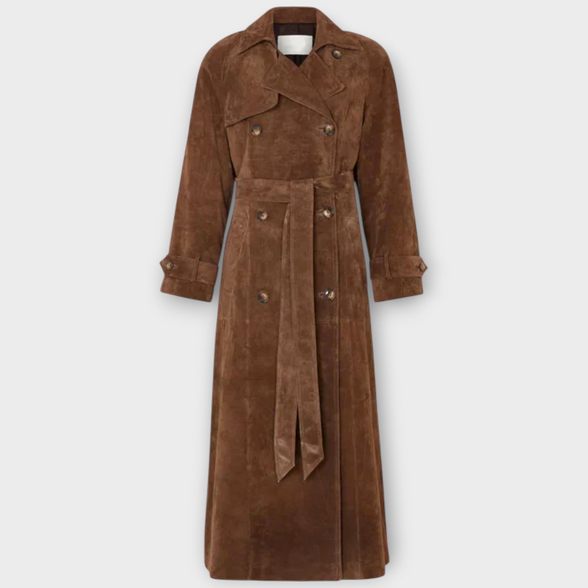Couture Suede Trenchcoat