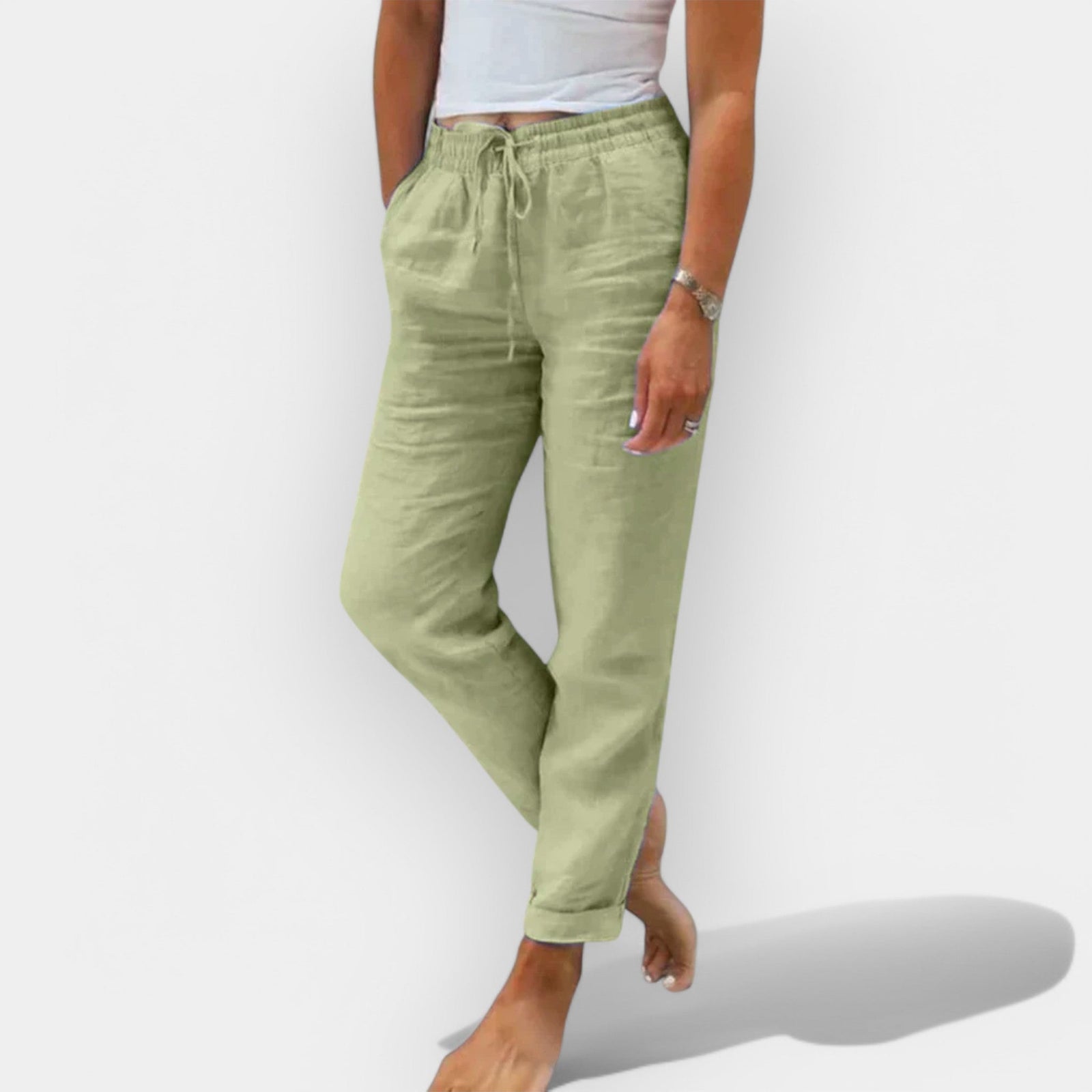 Updated Linen Trousers for Summer