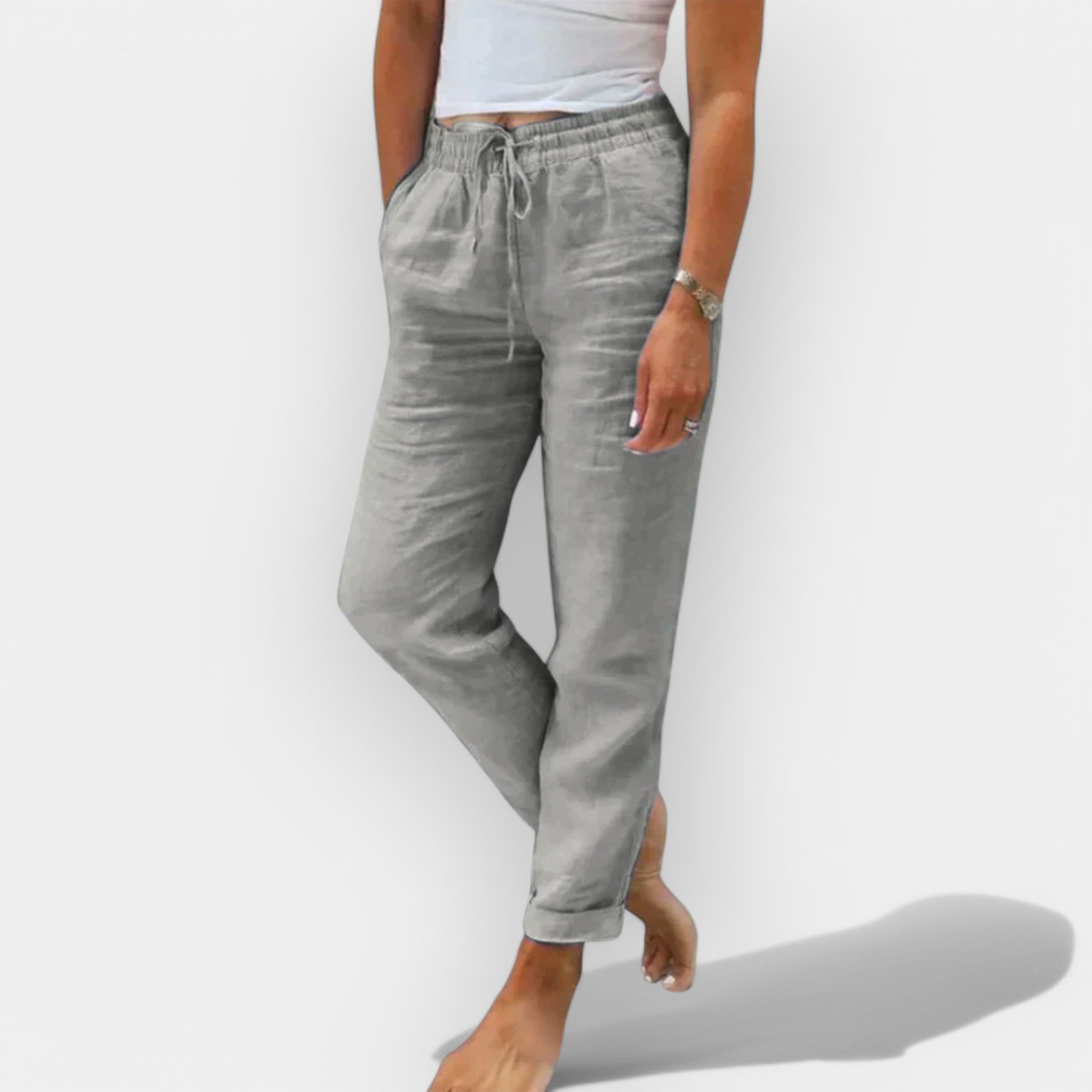 Updated Linen Trousers for Summer