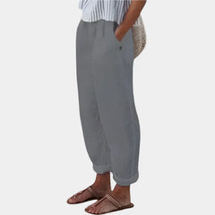 Comfortable Linen Trousers with Pockets