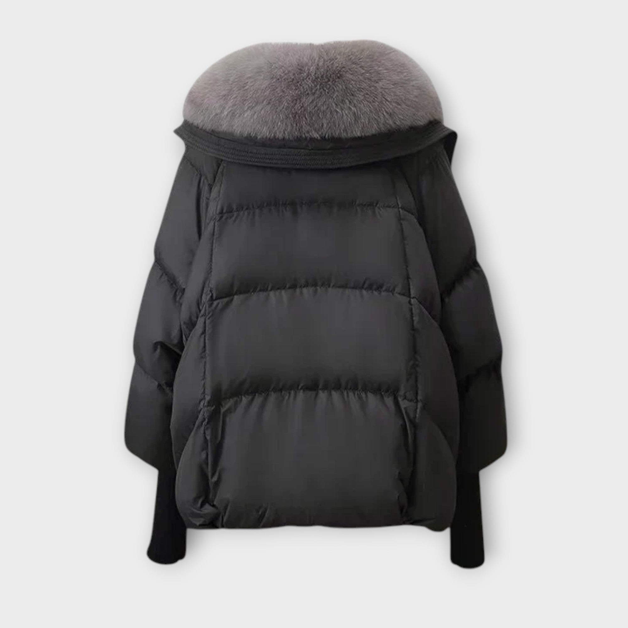 Plush-Collar Puffer Jacket