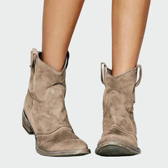 Retro Ankle Cowboy Boots