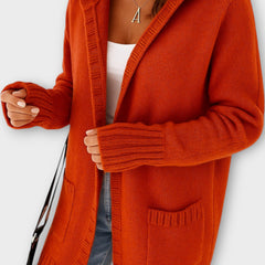 Cozy Cable-Knit Open Cardigan