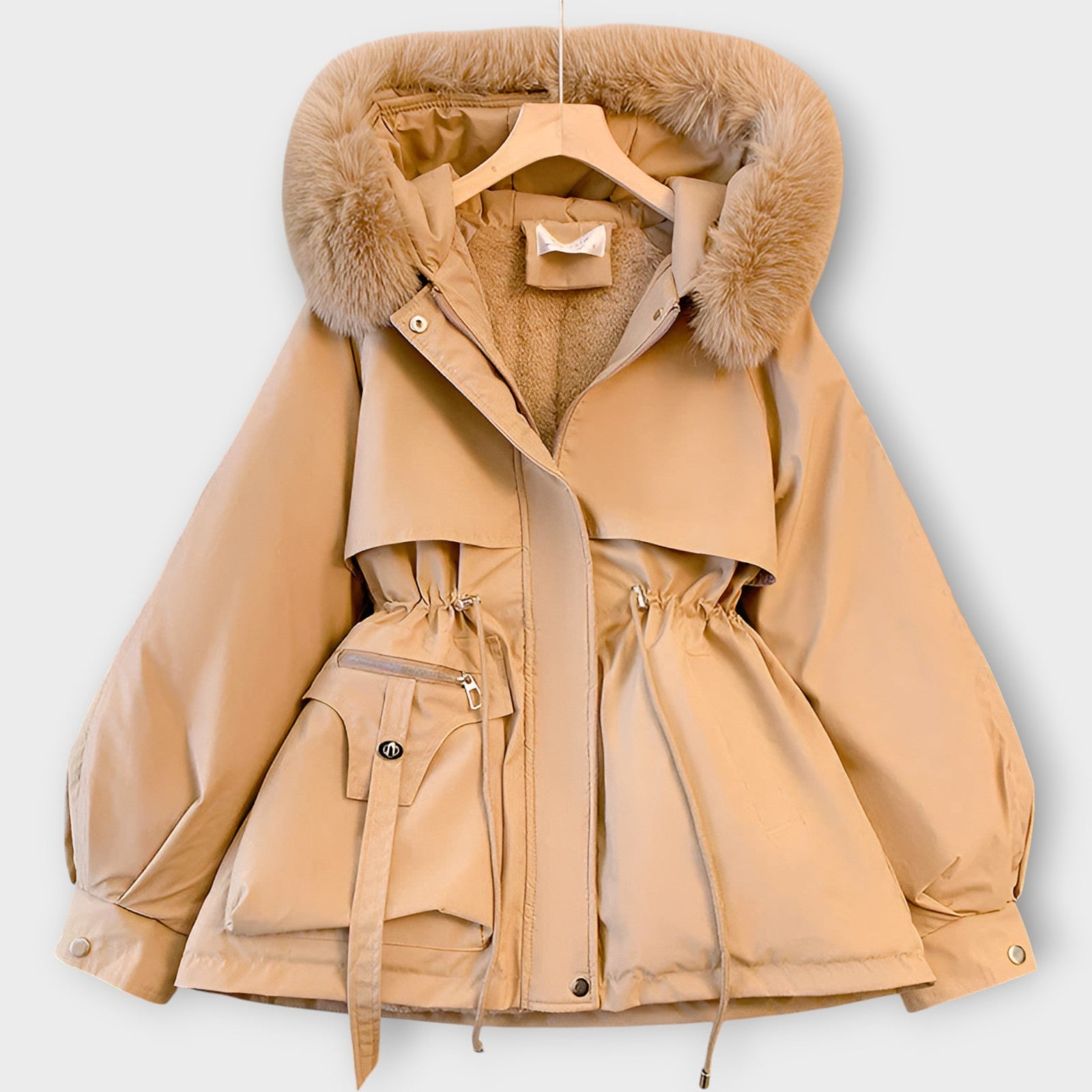 Elegant Winter Hooded Coat