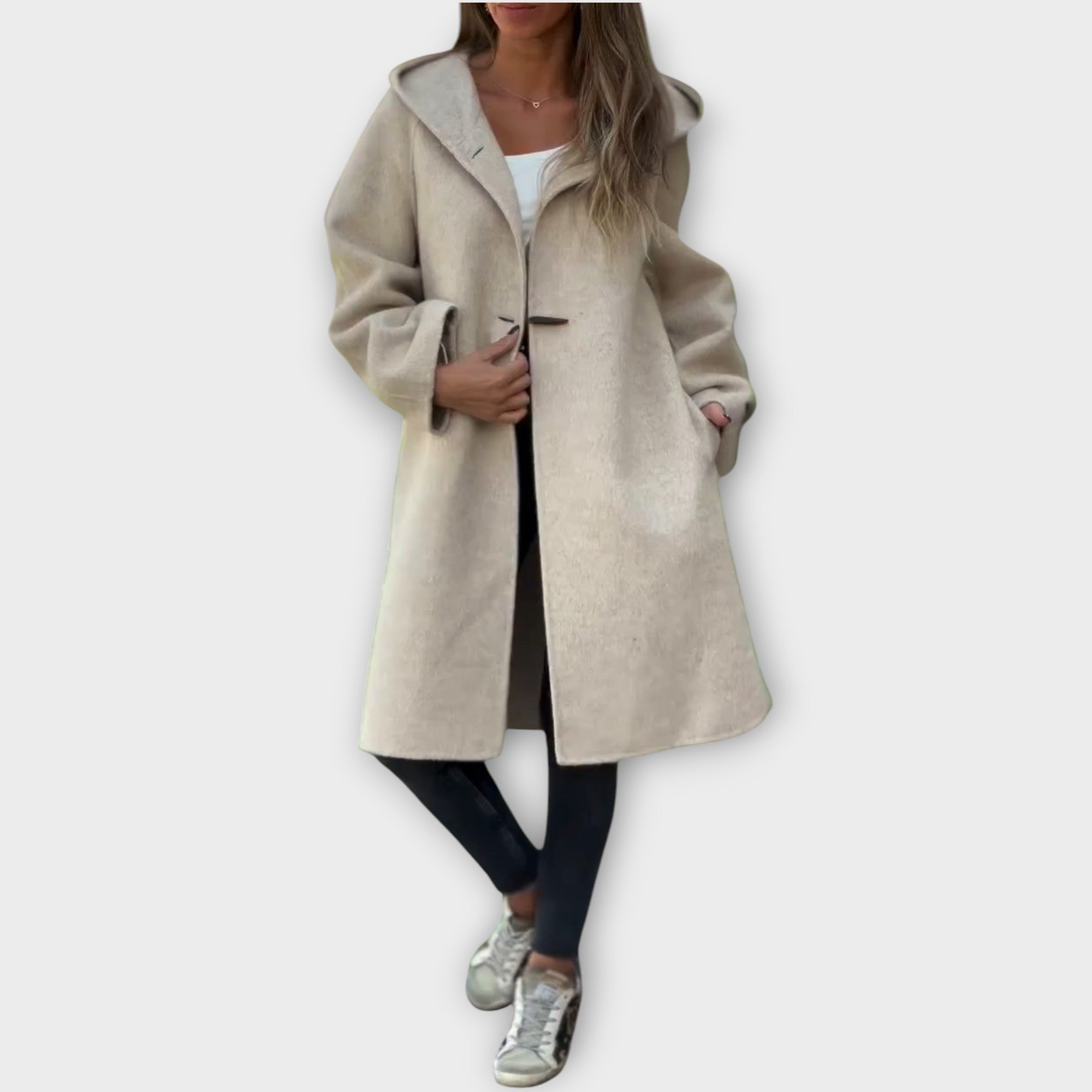 Hooded Cozy Midi Coat