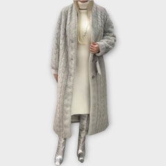 Elegant Faux Fur Long Winter Coat