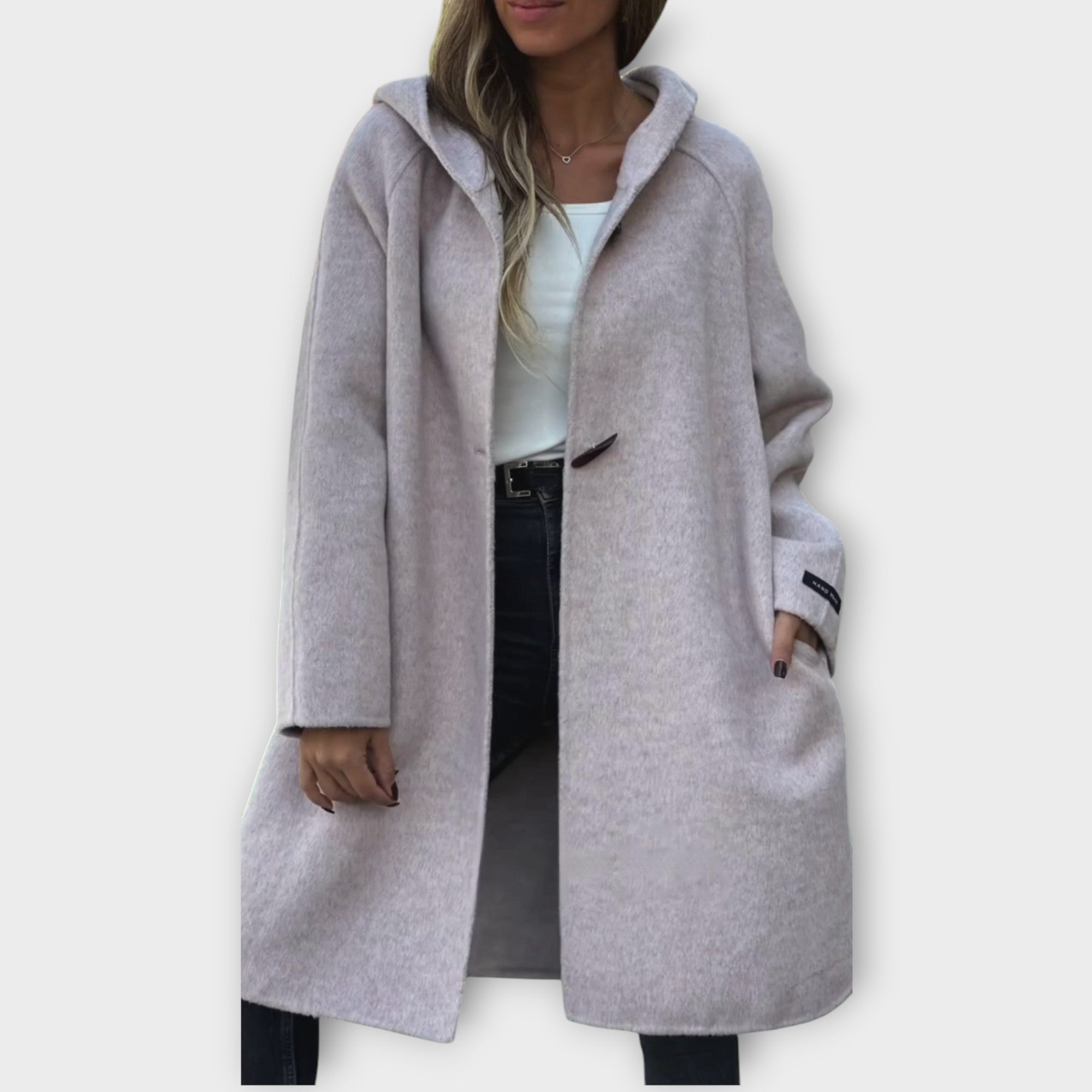 Hooded Cozy Midi Coat