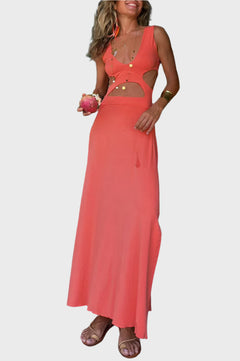 Comfortable Cut-Out Dress