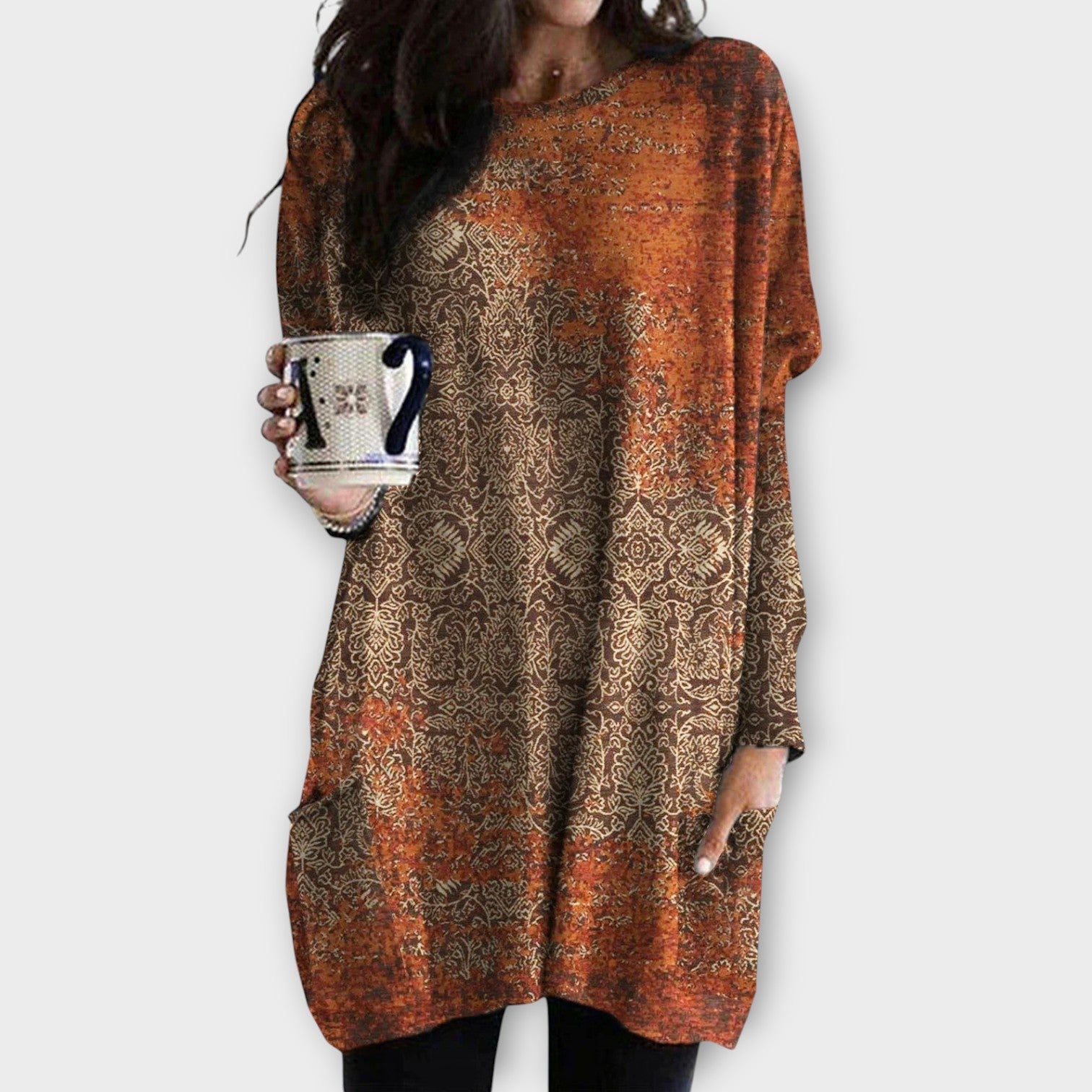 Boho Relaxed Fit Tunic Top