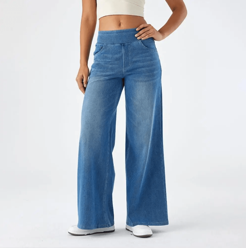 Comfortable Trousers with Elastic Waistband