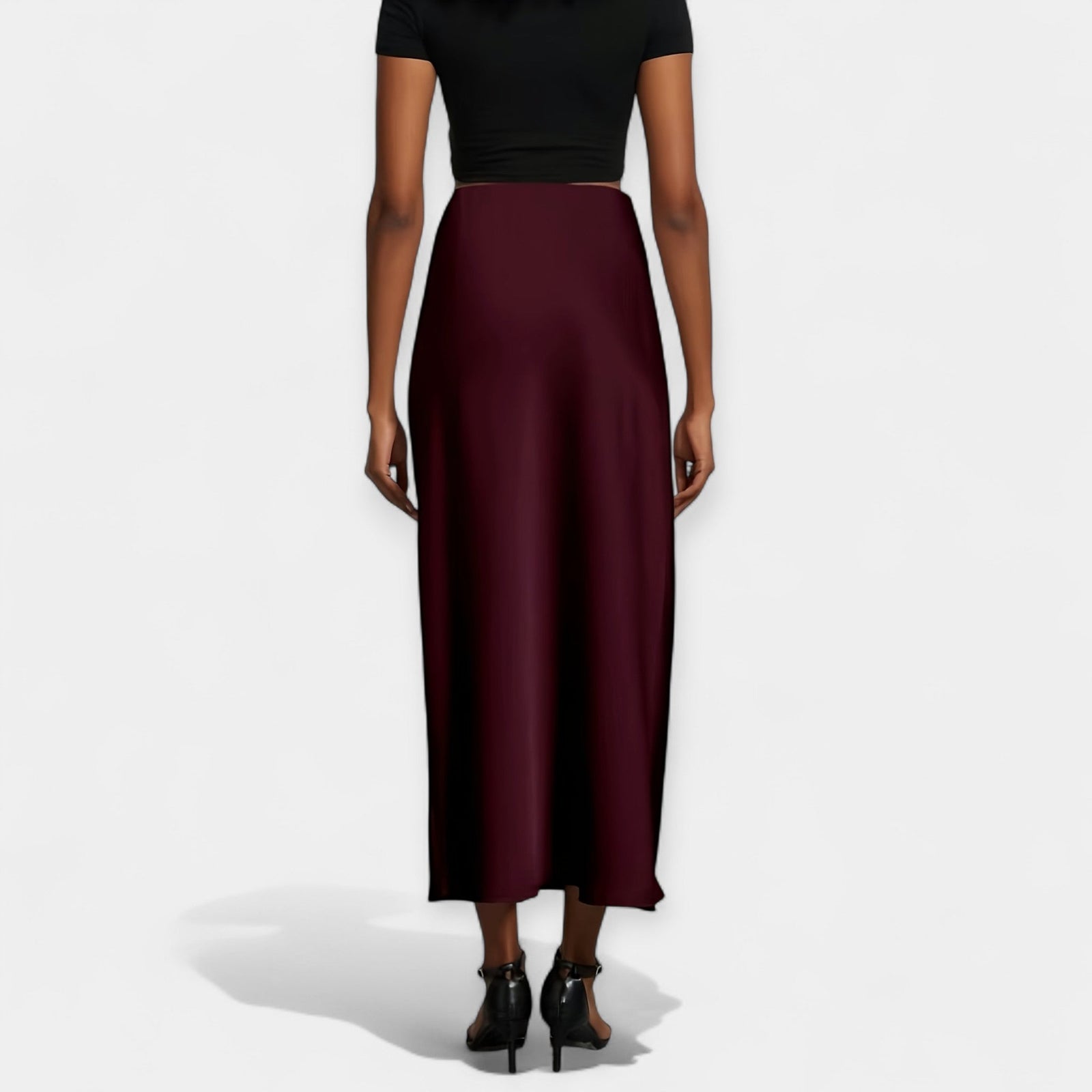High Waist Midi Skirt
