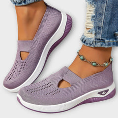 Comfort Knit Slip-On Walking Shoes