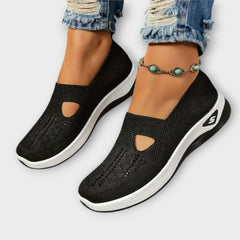 Comfort Knit Slip-On Walking Shoes