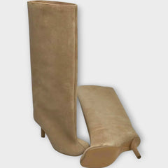 Mela Suede Knee-High Boots