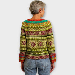 Knitted Sweater with Impressive Design