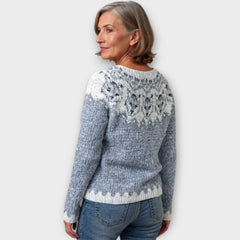 Sweater with Subtle Patterns
