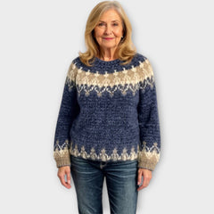 Knitted Sweater with Timeless Design