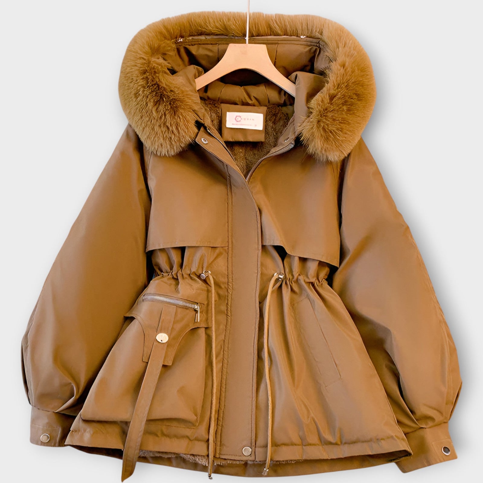 Elegant Winter Hooded Coat