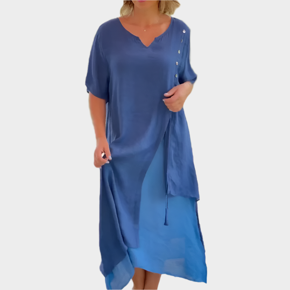 Classic Maxi Dress in a Solid Color