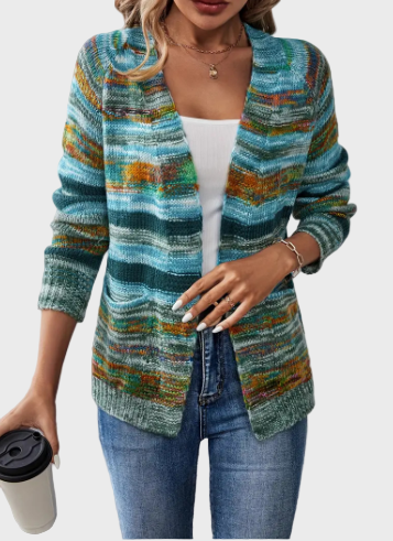 Multicolored Knitted Gilet