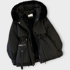 Elegant Winter Hooded Coat