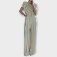 Women's High-Waisted Pleated Pants