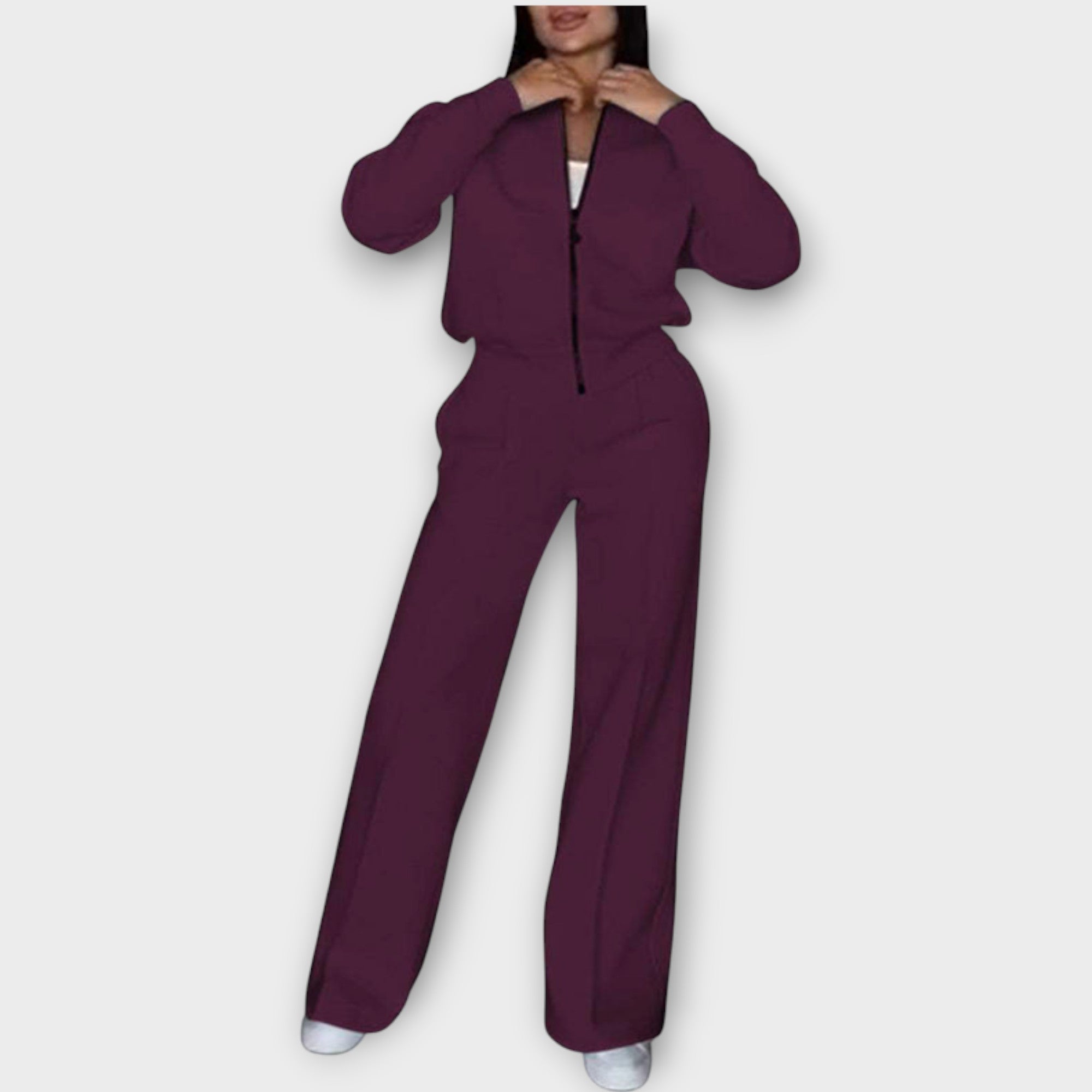 Cozy Luxe Zip-Up Lounge Set