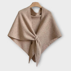 Cozy Tie-Front Shawl Wrap