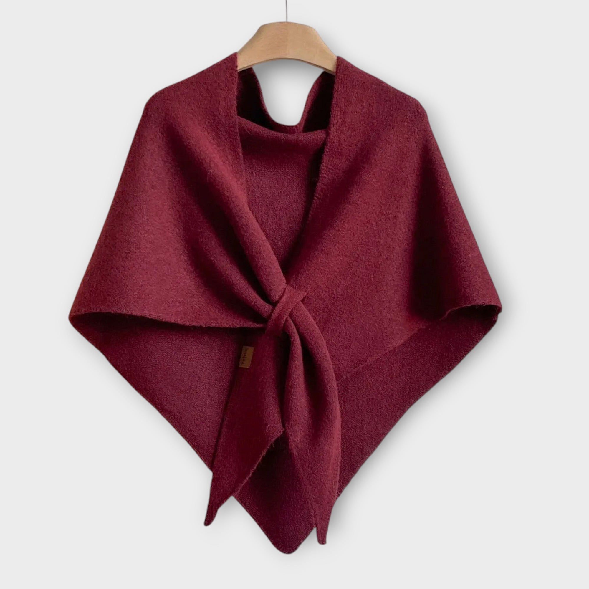 Cozy Tie-Front Shawl Wrap