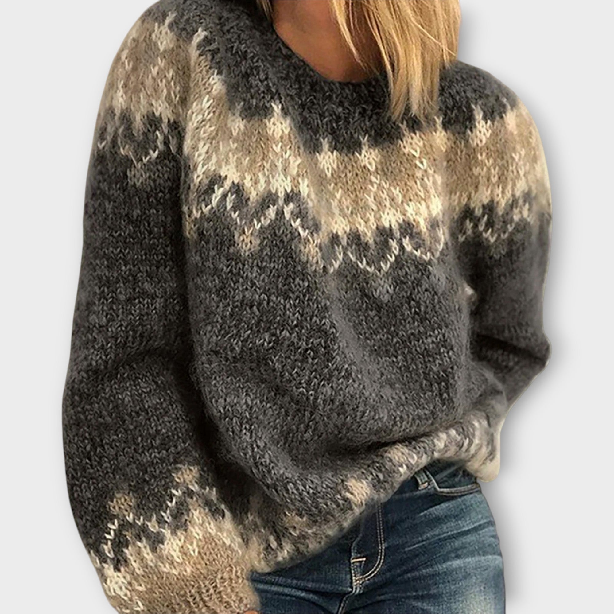 Knitted Sweater with Timeless Design